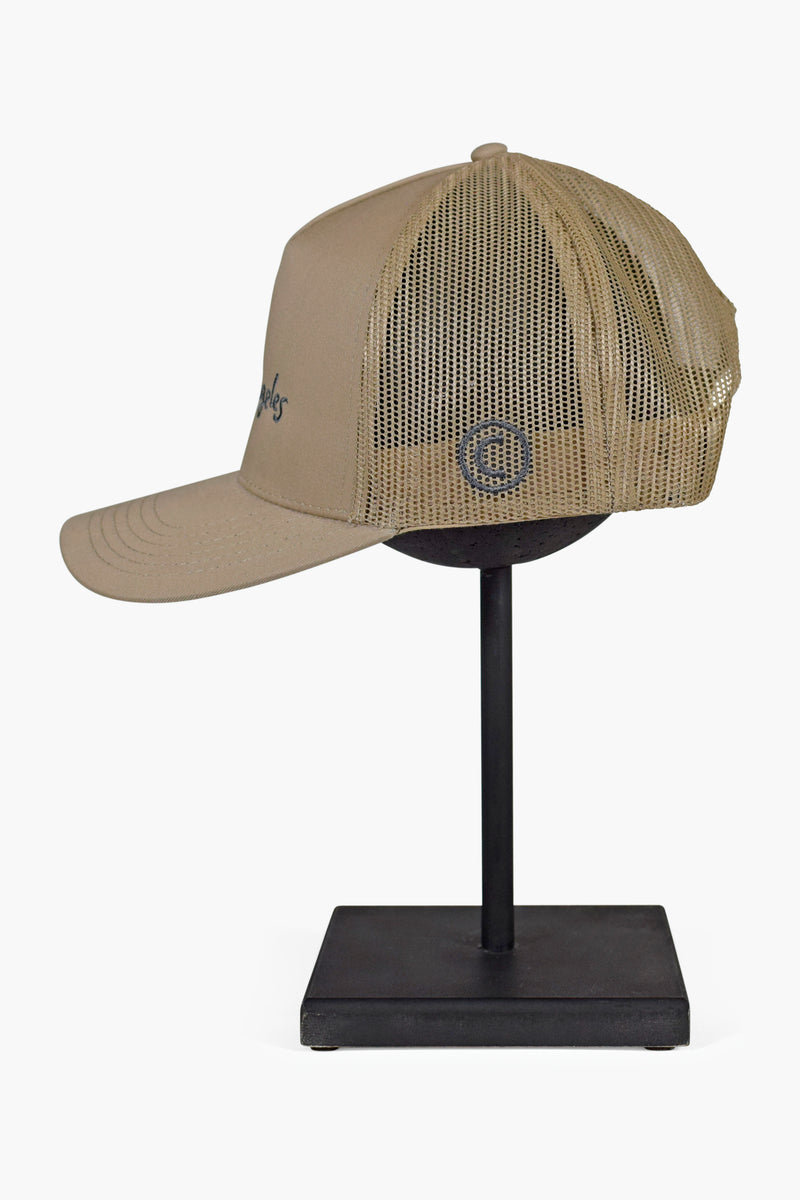 Lost Angeles Tan Mid Profile Cap ACCESSORIES | HAT THE CELECT