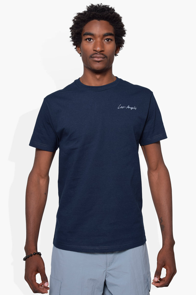 Lost Angeles T2 Navy KNITS | GRAPHIC THE CELECT MENS   