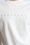 Spaced Logo T Cream KNITS | GRAPHIC THE CELECT MENS