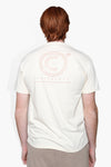 Spaced Logo T Cream KNITS | GRAPHIC THE CELECT MENS