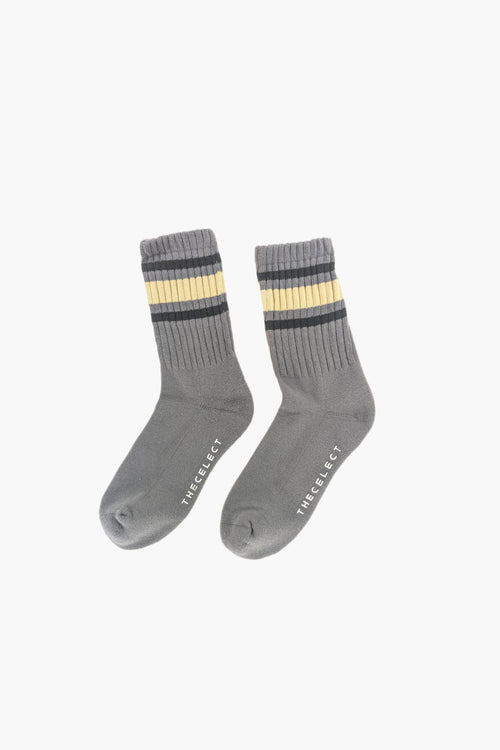 Stripe Grey Sock ACCESSORIES | SOCK THE CELECT