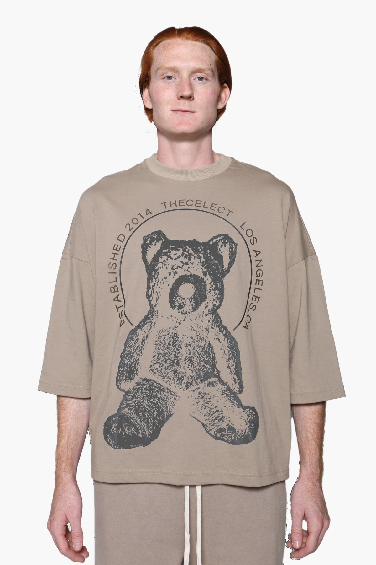 Stubby Huge T Beige KNITS | GRAPHIC THE CELECT MENS