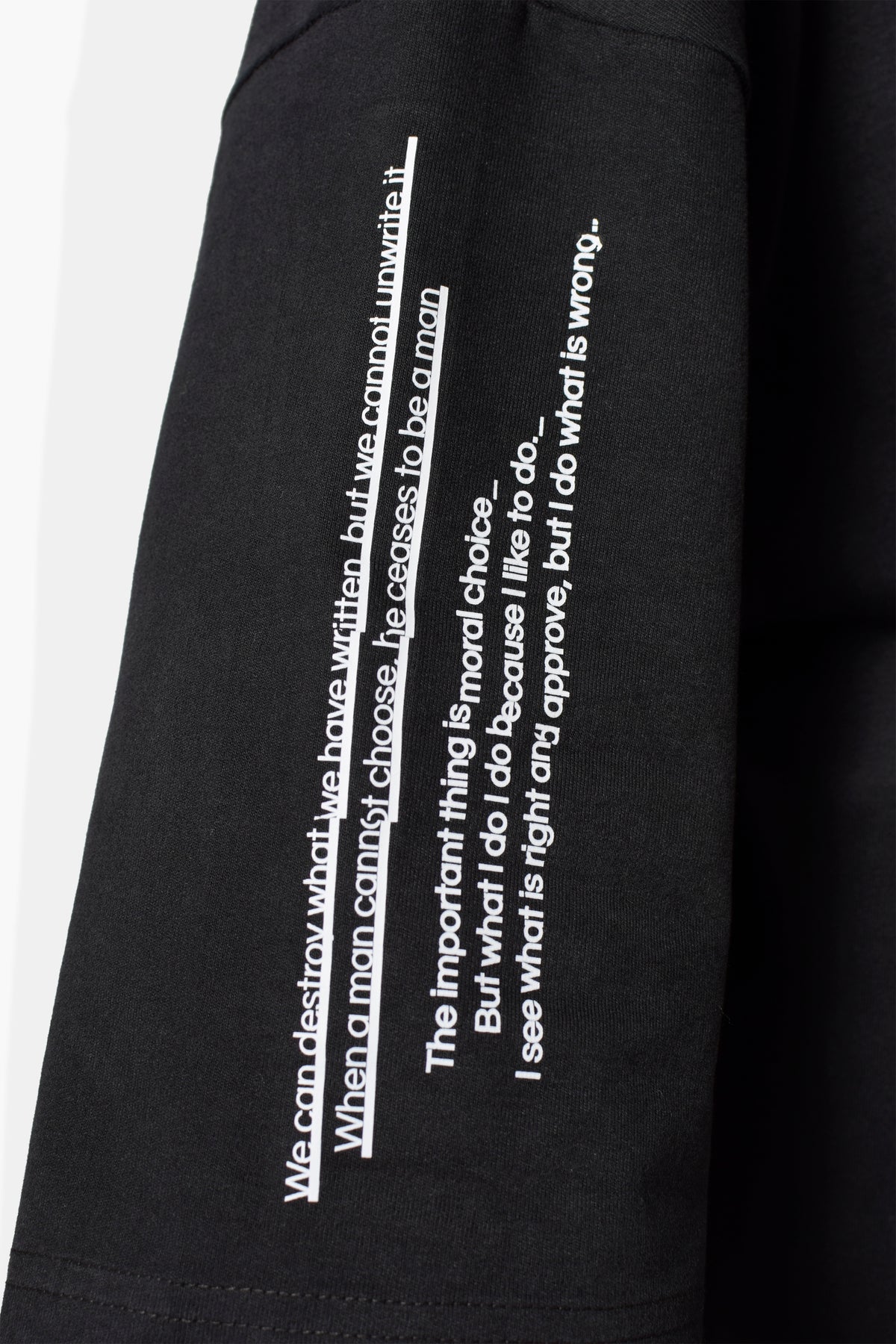 Sayings Huge T Black KNITS | GRAPHIC THE CELECT MENS   