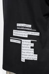 Sayings Huge T Black KNITS | GRAPHIC THE CELECT   