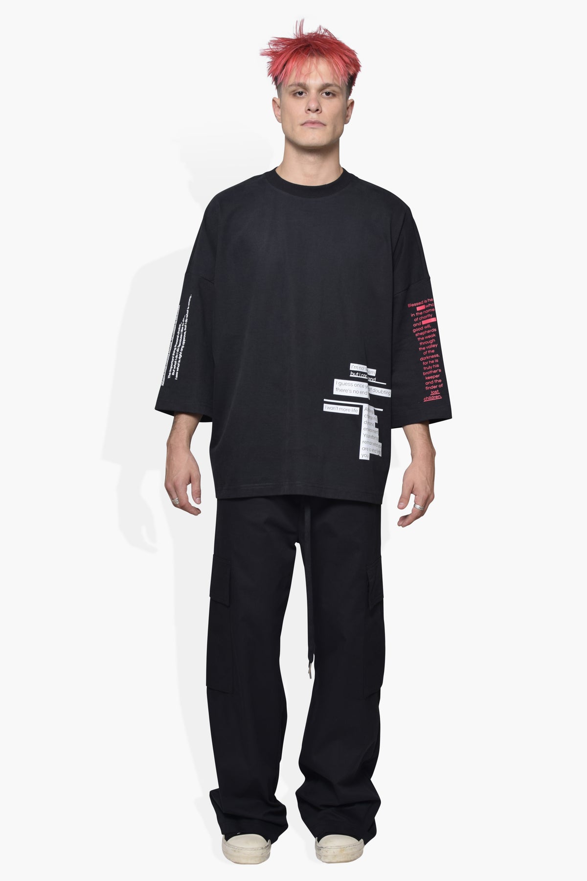 Sayings Huge T Black KNITS | GRAPHIC THE CELECT MENS   