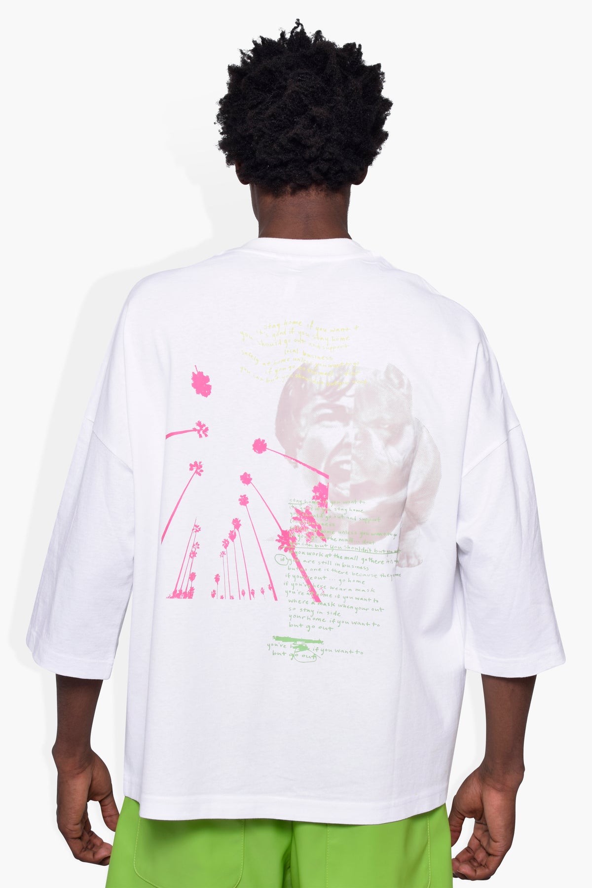 Scream Huge T WHT KNITS | GRAPHIC THE CELECT MENS