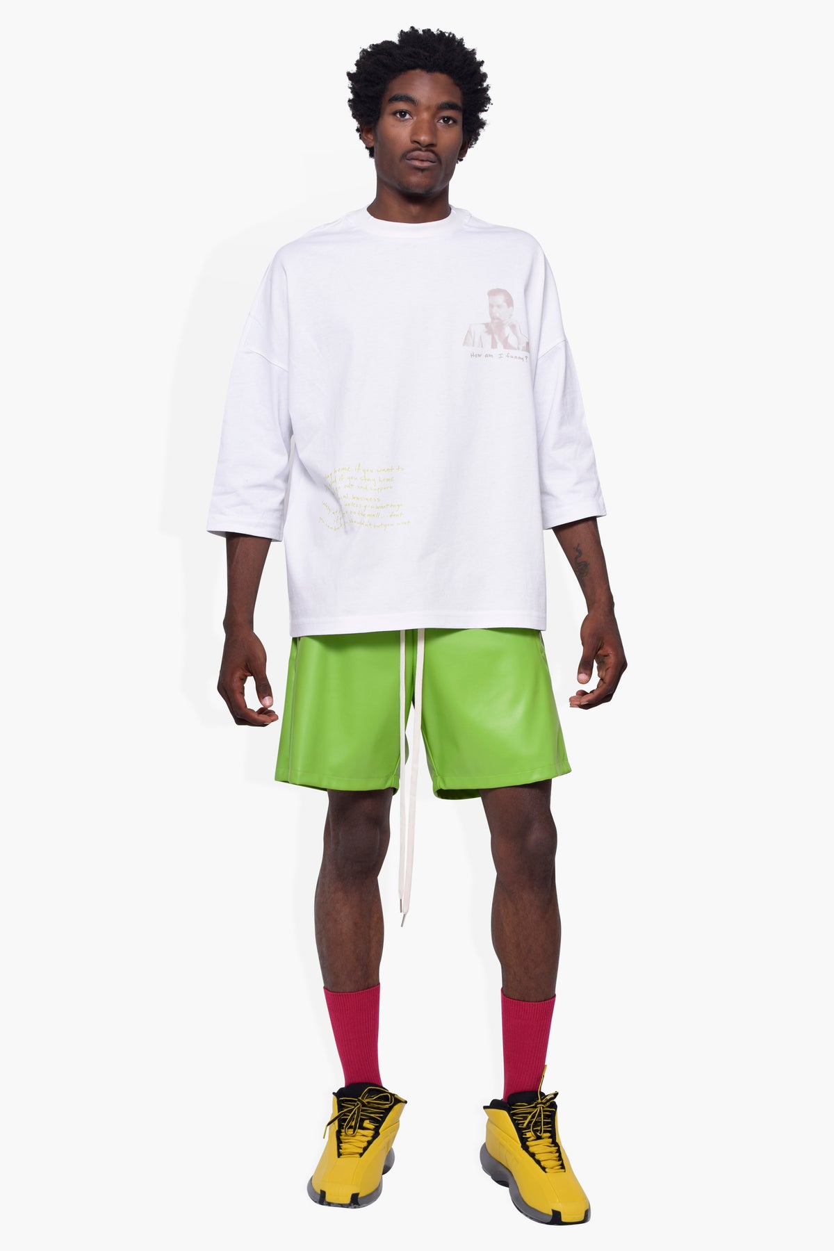 Scream Huge T WHT KNITS | GRAPHIC THE CELECT MENS
