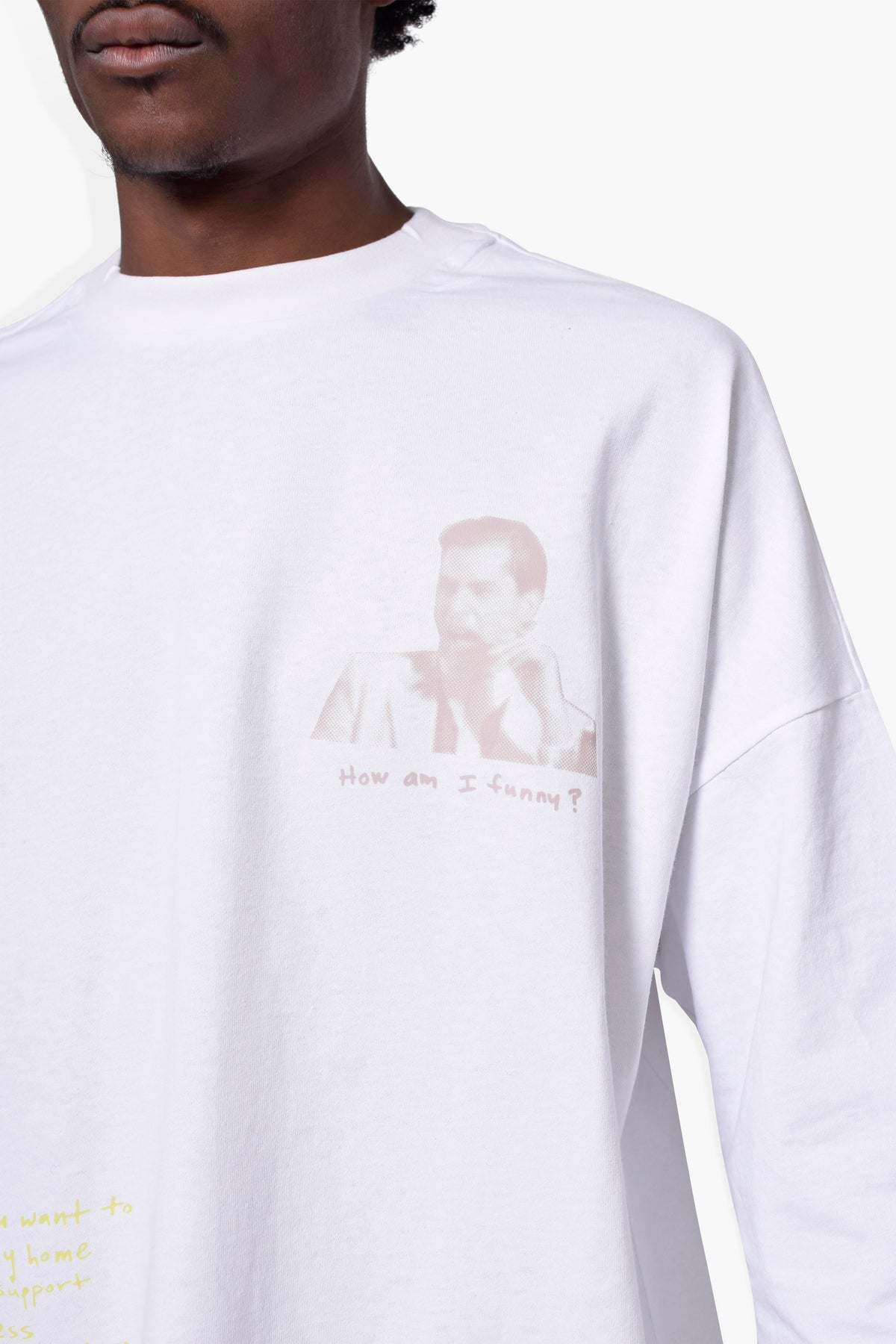 Scream Huge T WHT KNITS | GRAPHIC THE CELECT MENS