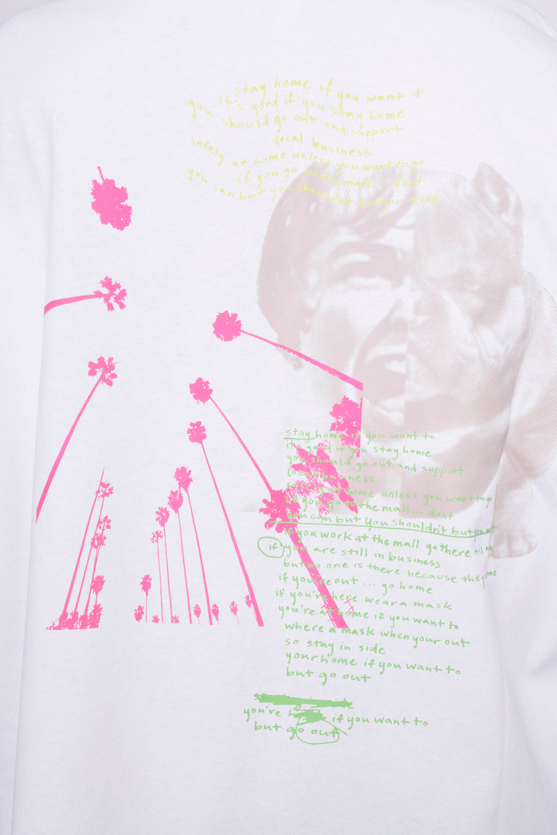 Scream Huge T WHT KNITS | GRAPHIC THE CELECT MENS