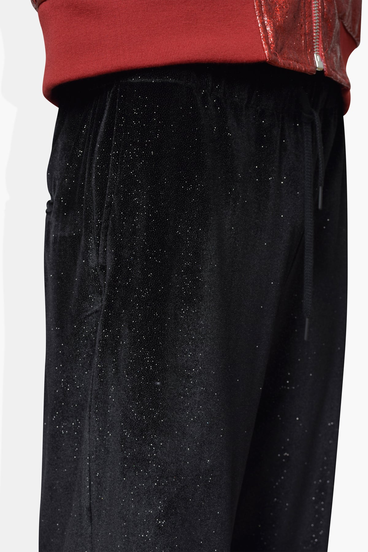 Sparkle Track Pant Black PANTS | KNIT JOGGER THE CELECT MENS   