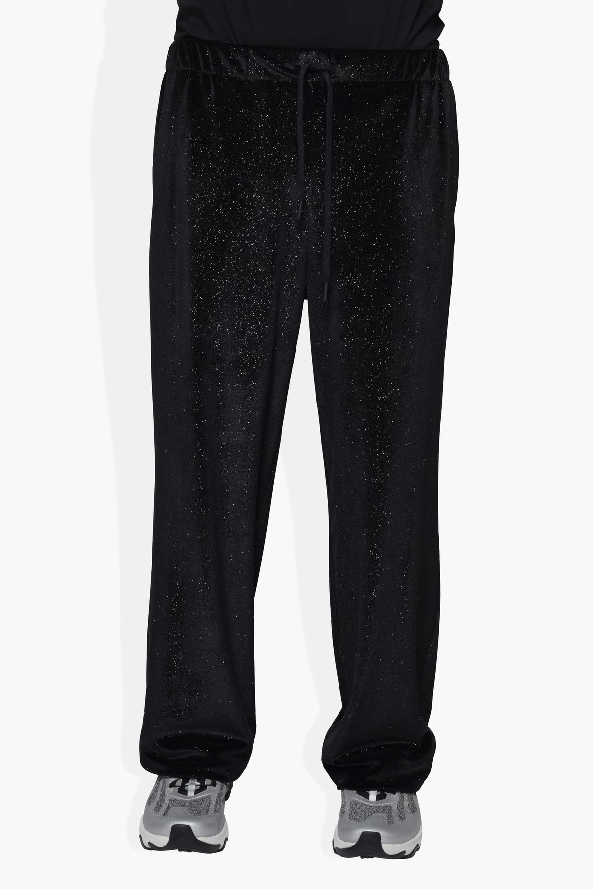 Sparkle Track Pant Black PANTS | KNIT JOGGER THE CELECT MENS   