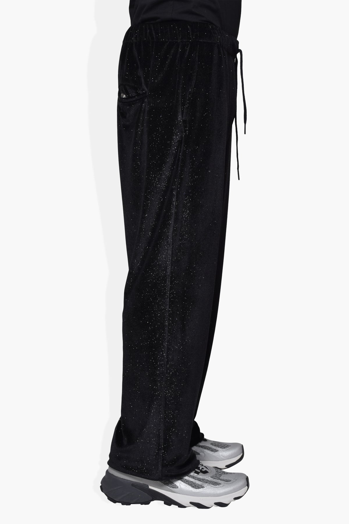 Sparkle Track Pant Black PANTS | KNIT JOGGER THE CELECT MENS   