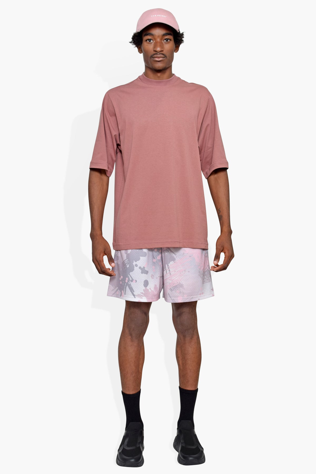 Square T Dk Rose KNITS | SHORT SLEEVE THE CELECT MENS   