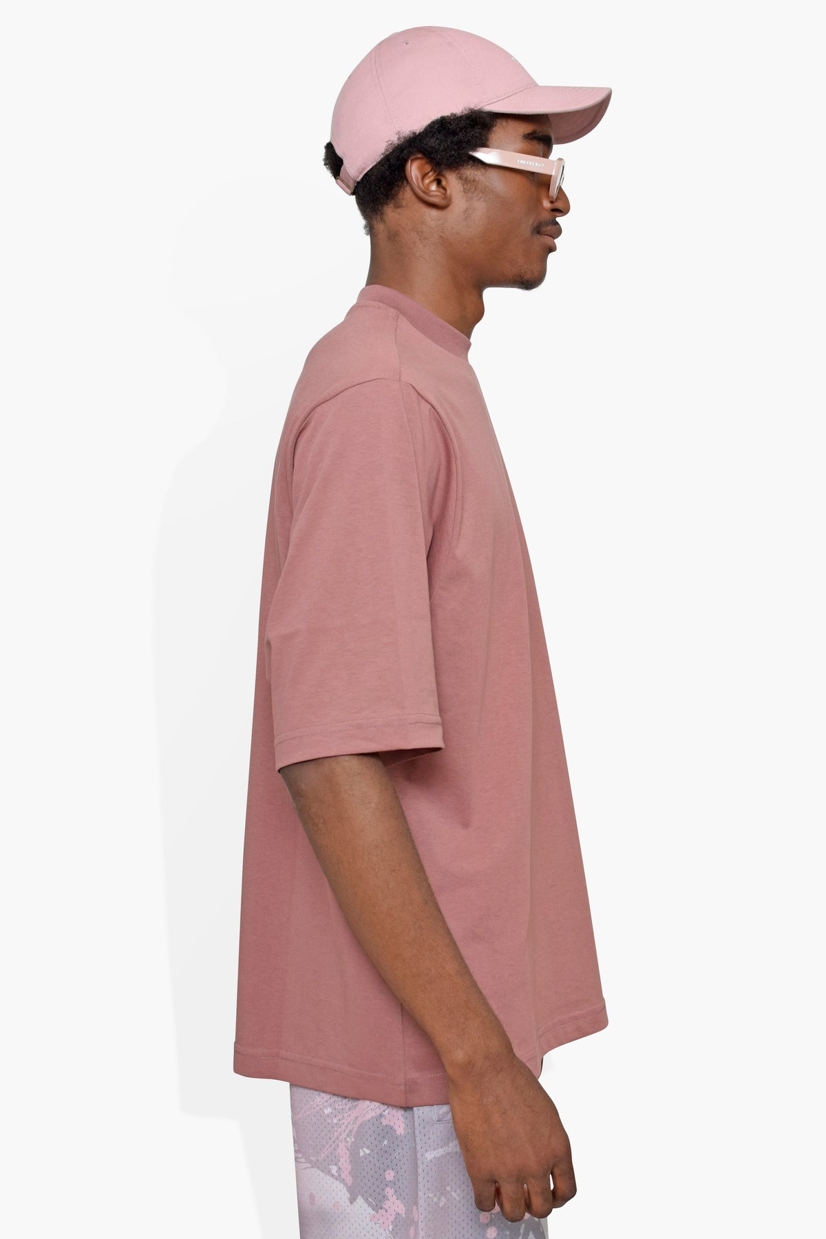 Square T Dk Rose KNITS | SHORT SLEEVE THE CELECT MENS   