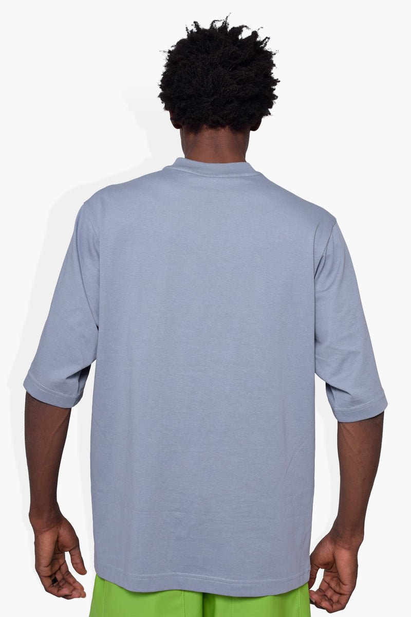 Square T Steel Blue KNITS | SHORT SLEEVE THE CELECT   