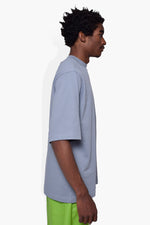 Square T Steel Blue KNITS | SHORT SLEEVE THE CELECT MENS   