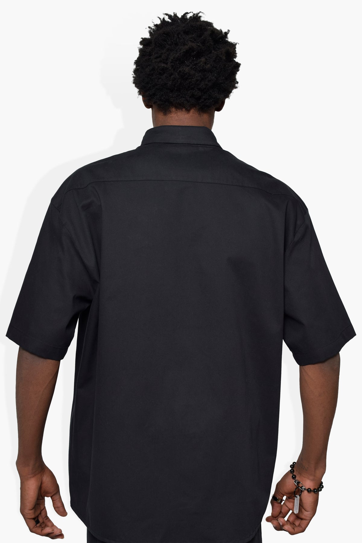 Foundation Woven Shirt Black WOVENS | SHORT SLEEVE THE CELECT MENS   