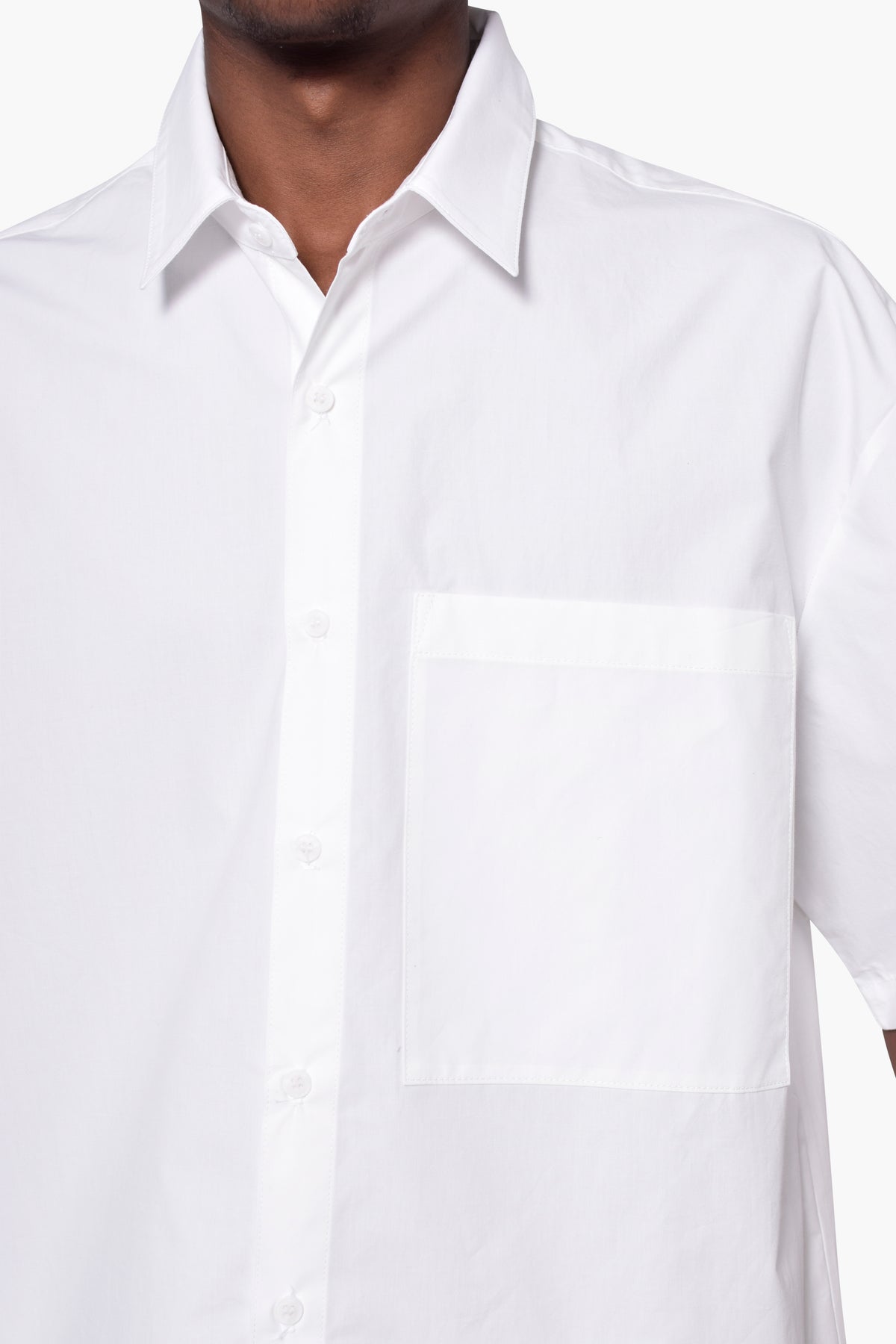 Foundation Woven Shirt  White WOVENS | SHORT SLEEVE THE CELECT MENS   