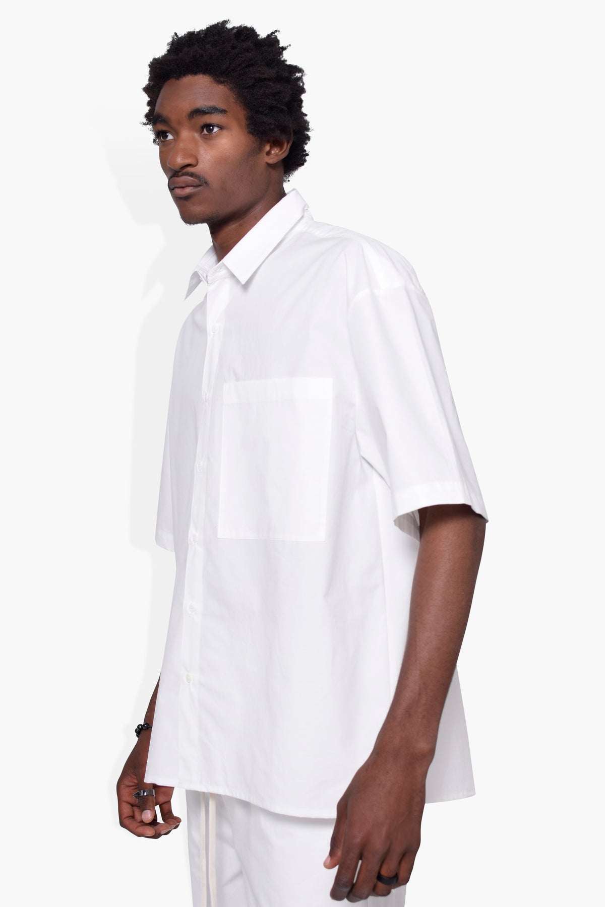 Foundation Woven Shirt  White WOVENS | SHORT SLEEVE THE CELECT MENS   