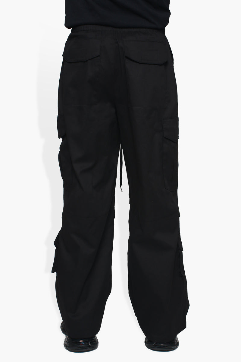 Alien Double Cargo Black PANTS | ELASTIC THE CELECT MENS   