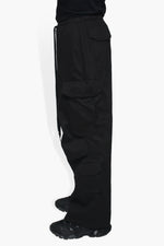 Alien Double Cargo Black PANTS | ELASTIC THE CELECT MENS   