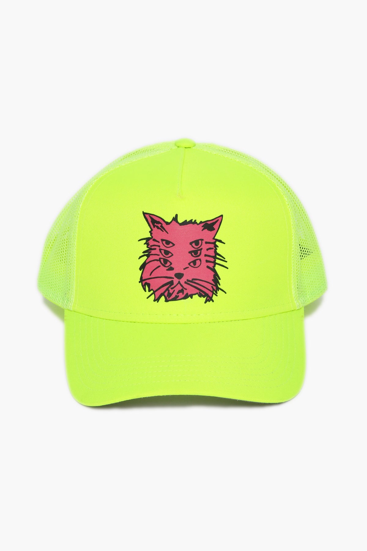 Cat Head Trucker Cap Neon ACCESSORIES | HAT THE CELECT