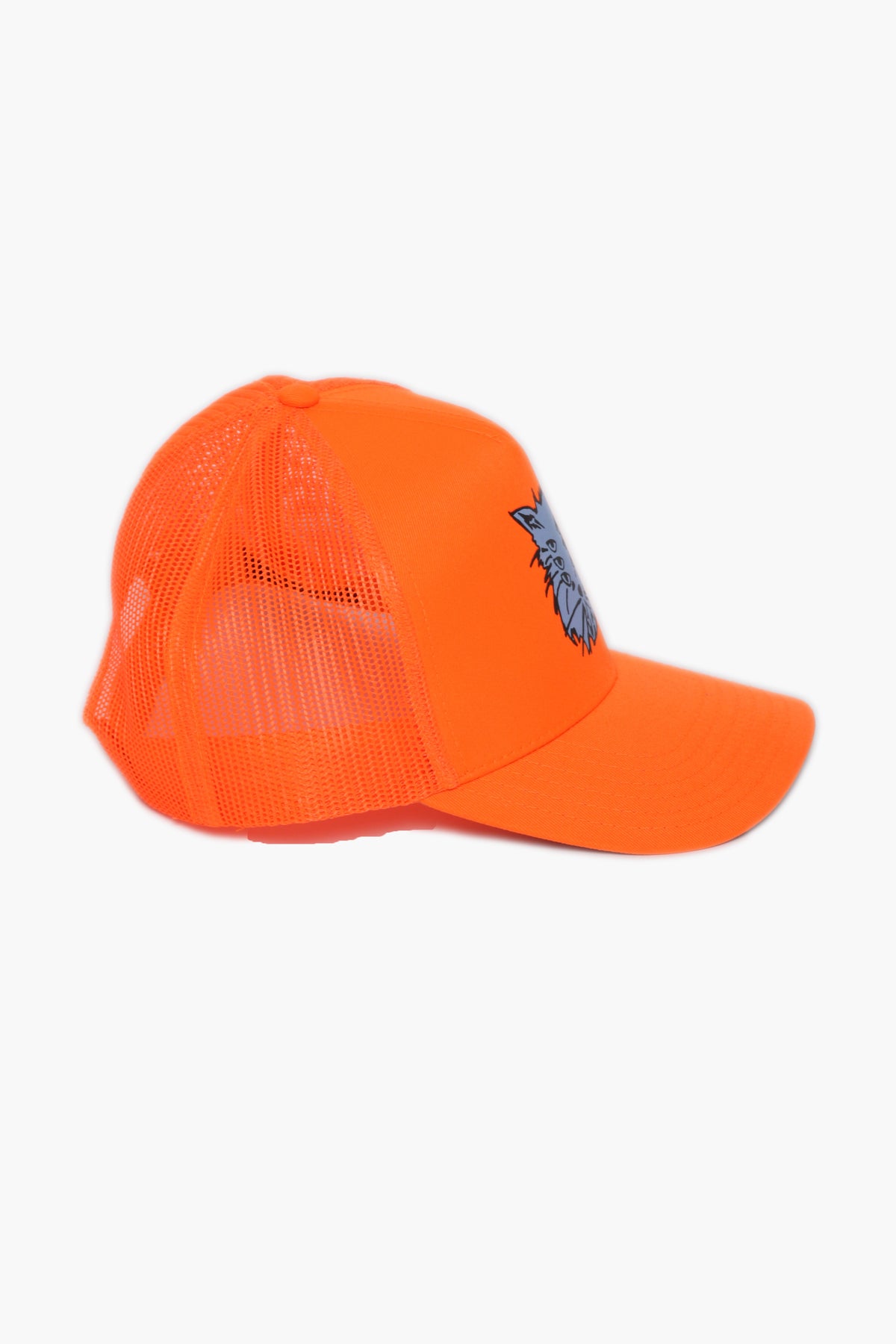 Cat Head Trucker Cap Orange ACCESSORIES | HAT THE CELECT