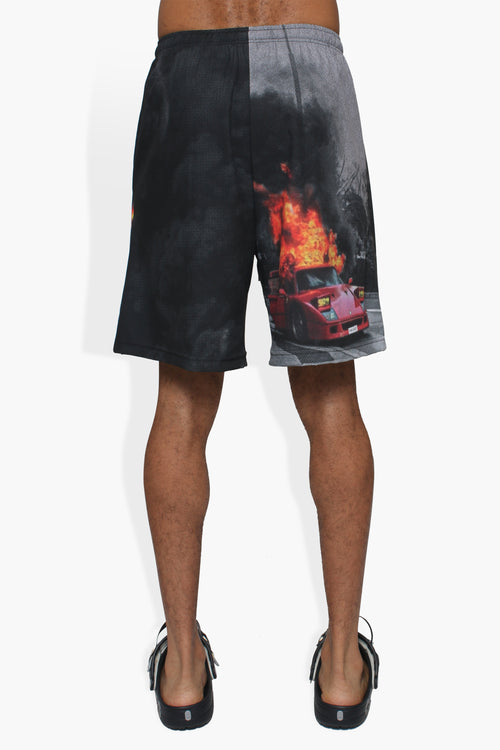 Dumb Car on Fire Short SHORTS THE CELECT MENS   