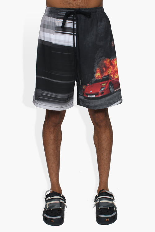 Dumb Car on Fire Short SHORTS THE CELECT MENS   