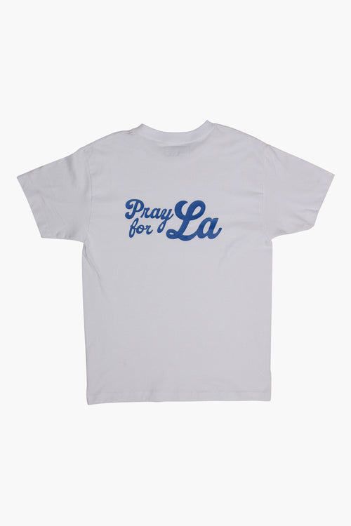 Dodger Pray For LA WHT KNITS | GRAPHIC THE CELECT MENS   