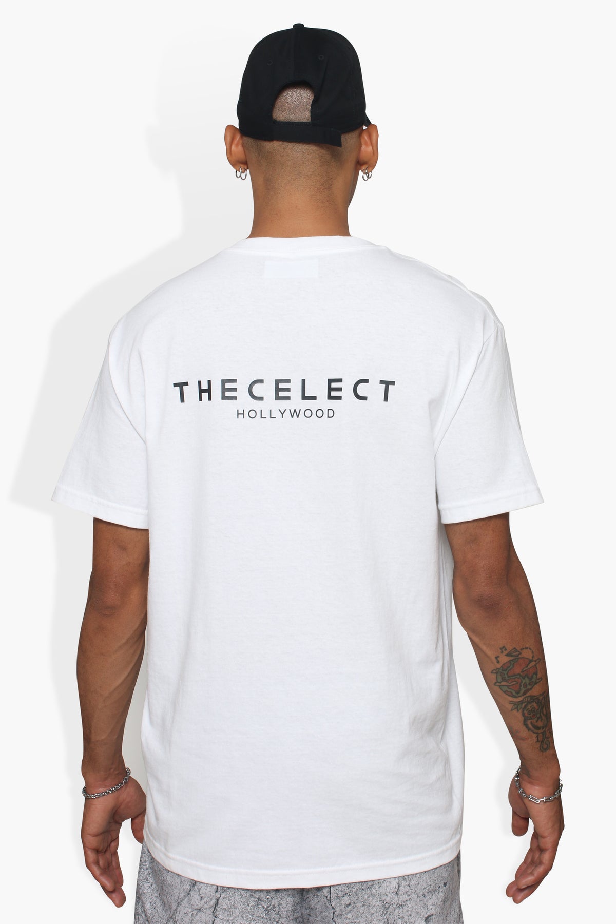Hollywood T White KNITS | GRAPHIC THE CELECT MENS