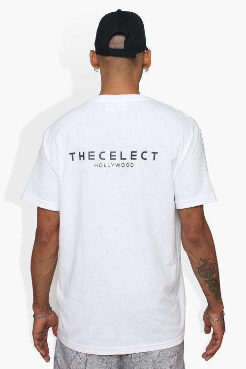 THE CELECT HOLLYWOOD T WHITE KNITS | GRAPHIC THE CELECT MENS   