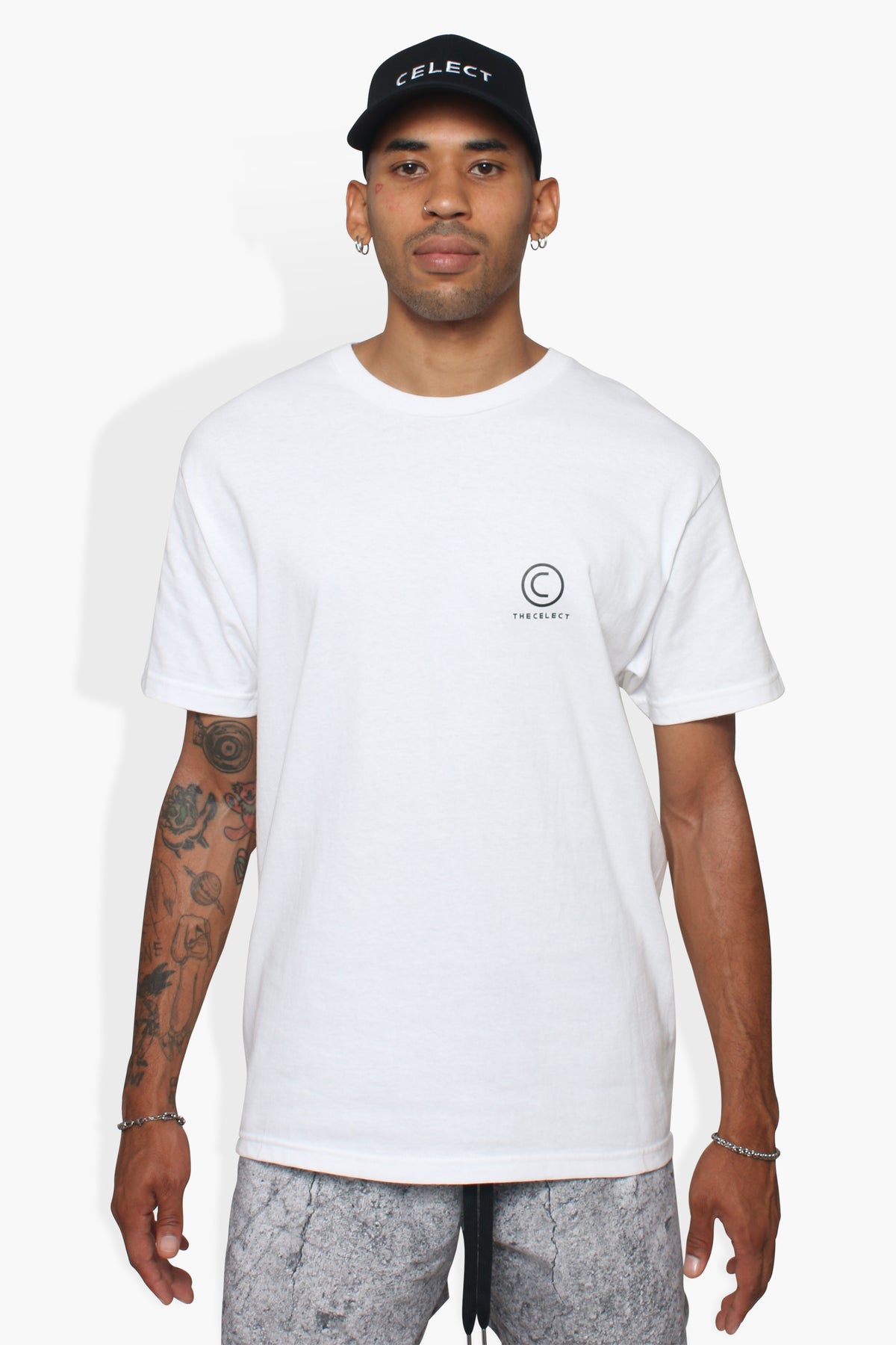 Hollywood T White KNITS | GRAPHIC THE CELECT MENS