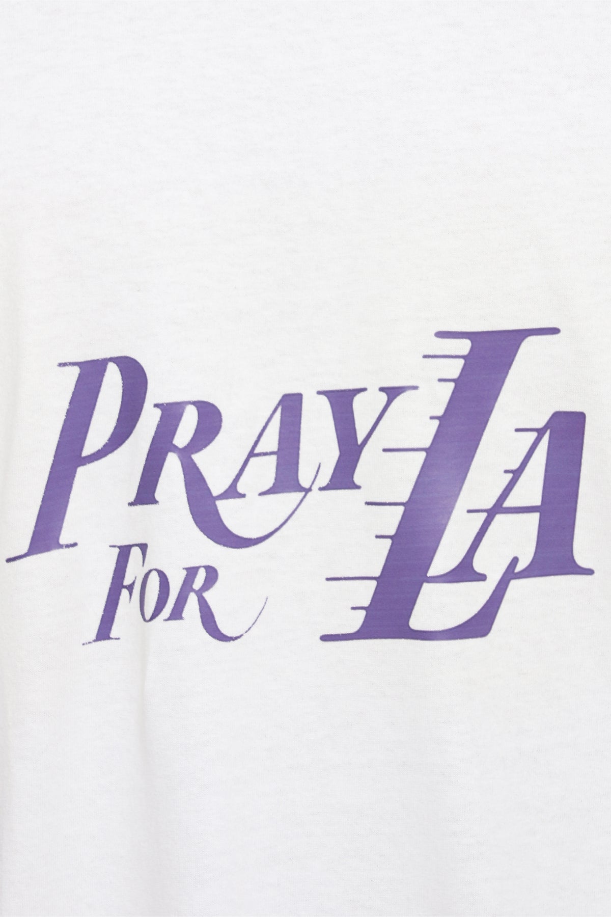Lakers Pray For LA White KNITS | GRAPHIC THE CELECT MENS   
