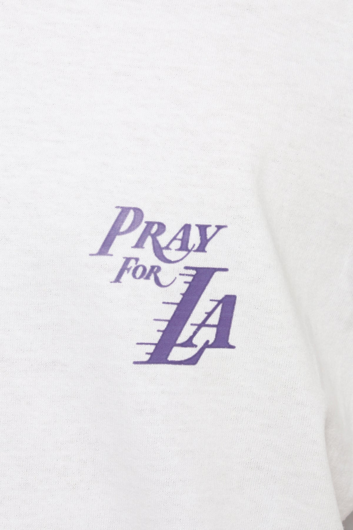 Lakers Pray For LA White KNITS | GRAPHIC THE CELECT MENS   