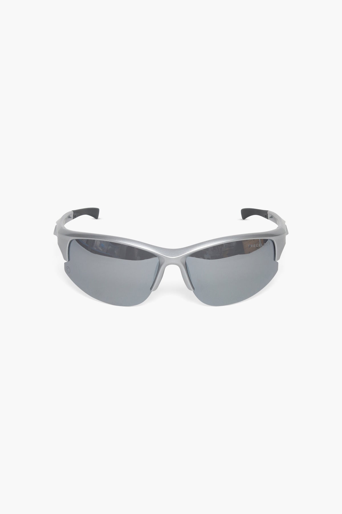 ORGANIC BLADE SILVER MIRROR LENSES EYEWEAR | SUN THE CELECT
