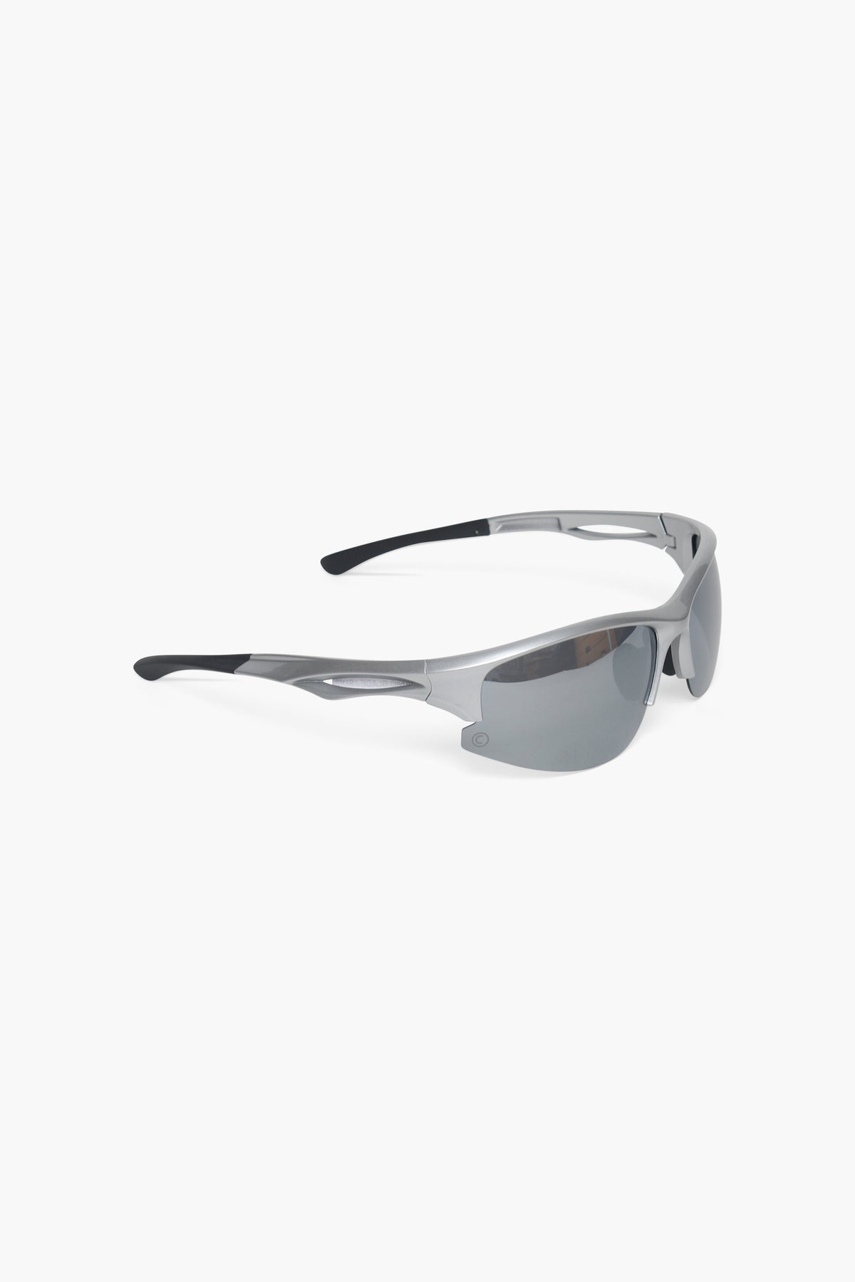 ORGANIC BLADE SILVER MIRROR LENSES EYEWEAR | SUN THE CELECT