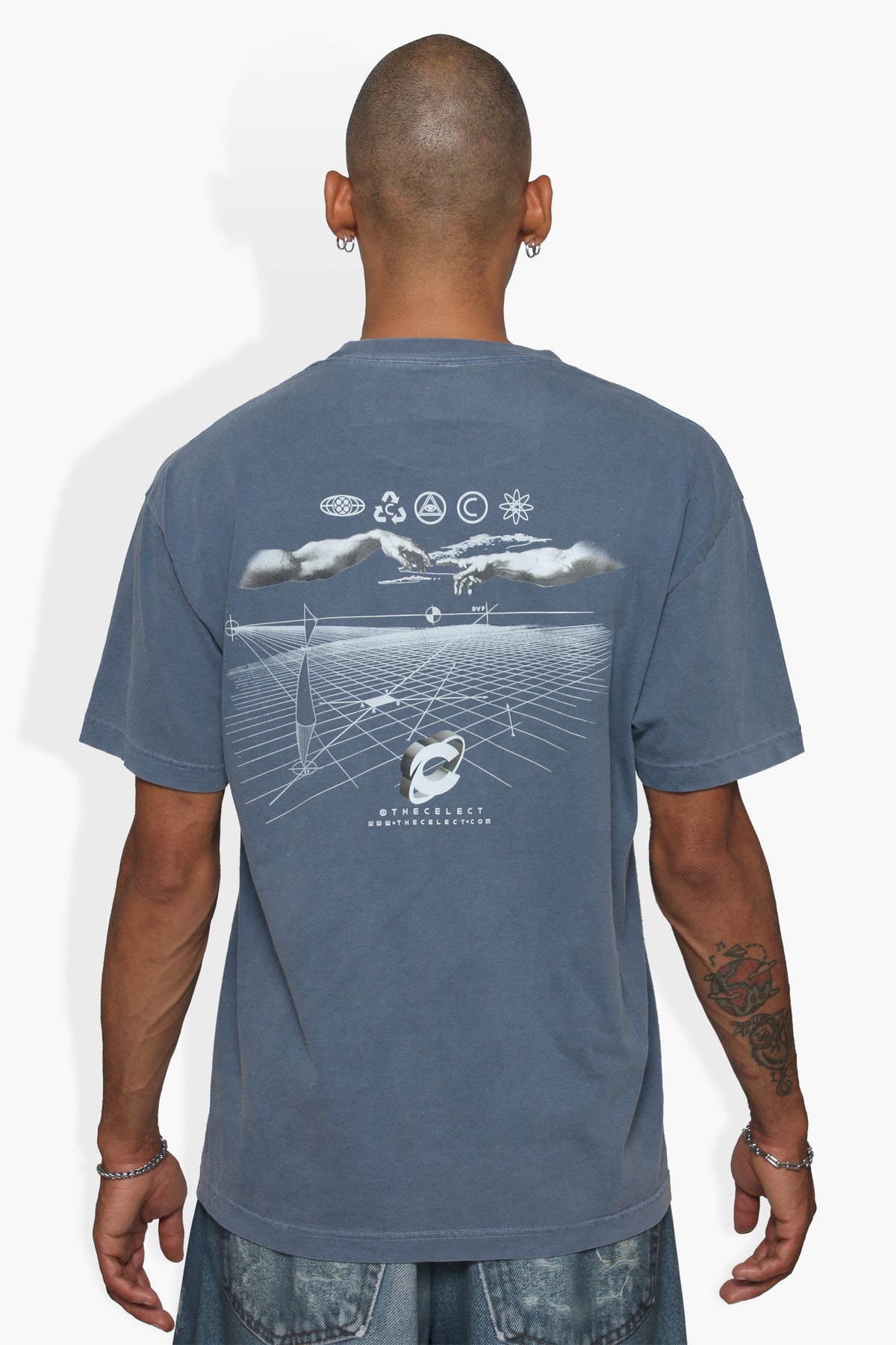 Perspective T Blue KNITS | GRAPHIC THE CELECT   