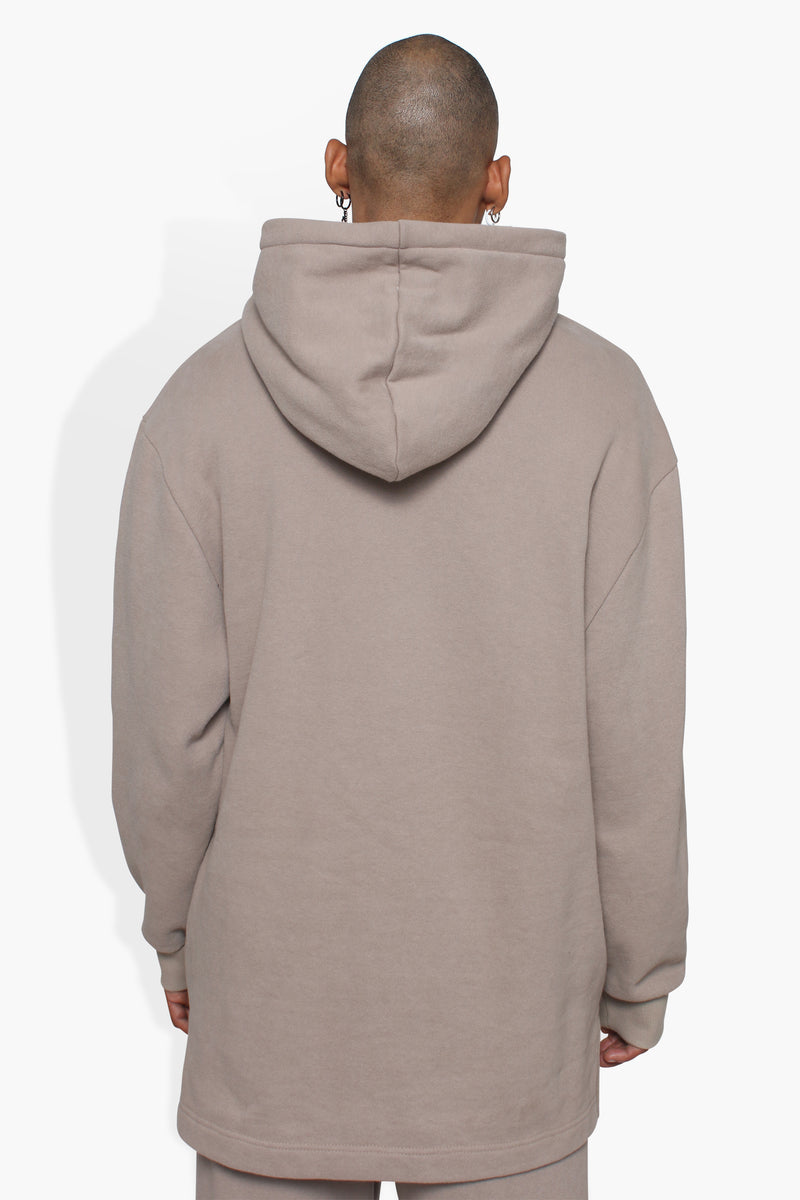 Stock Hoody Dark Biege FLEECE | HOODIE THE CELECT MENS   