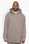 Stock Hoody Dark Biege FLEECE | HOODIE THE CELECT MENS   