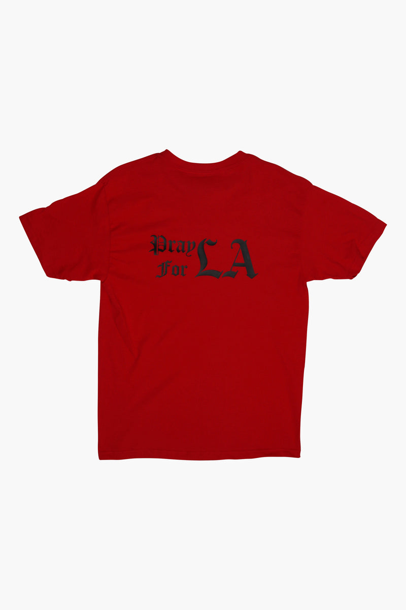 Times Pray For LA Red KNITS | GRAPHIC THE CELECT MENS