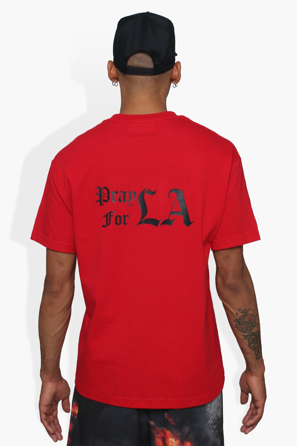 Times Pray For LA Red KNITS | GRAPHIC THE CELECT MENS