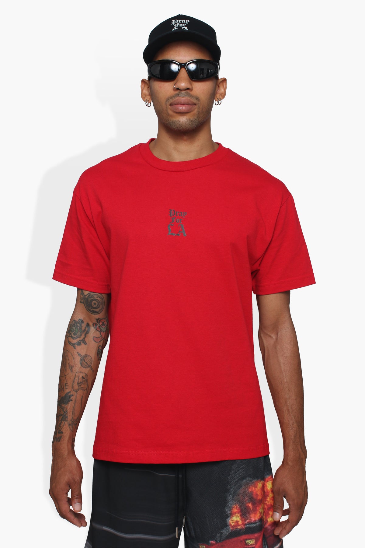 Times Pray For LA Red KNITS | GRAPHIC THE CELECT MENS