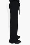 Wide Leg Pant Blk FLEECE | PANT THE CELECT MENS   