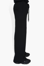 Wide Leg Pant Blk FLEECE | PANT THE CELECT MENS   