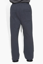 Wide Leg Pant Navy FLEECE | PANT THE CELECT MENS   