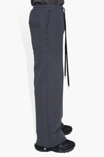 Wide Leg Pant Navy FLEECE | PANT THE CELECT MENS   