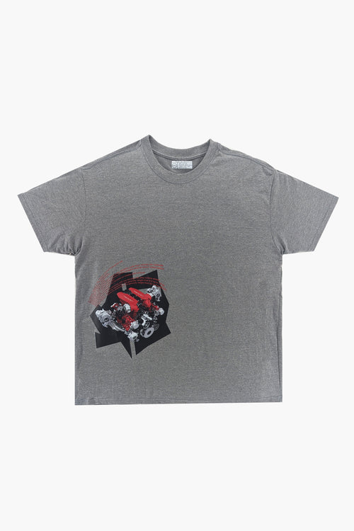 Twin Turbo T Grey KNITS | GRAPHIC THE CELECT MENS