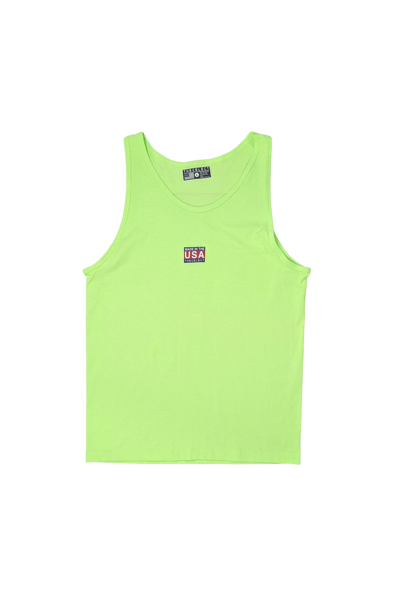 USA TANK LIME MENS TANK TOP THE CELECT