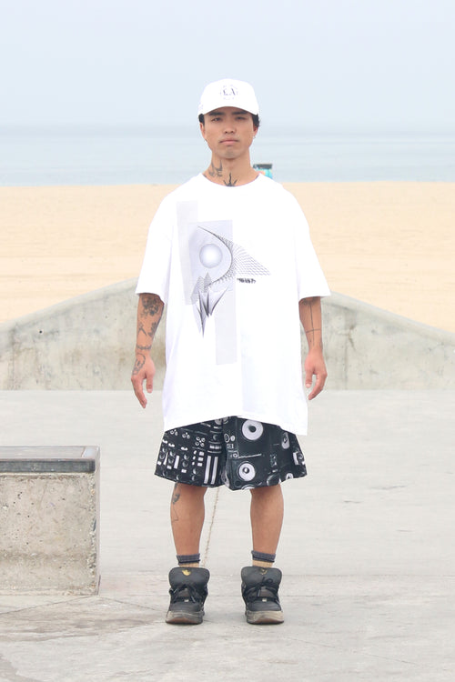 Wire Frame T White KNITS | GRAPHIC THE CELECT MENS